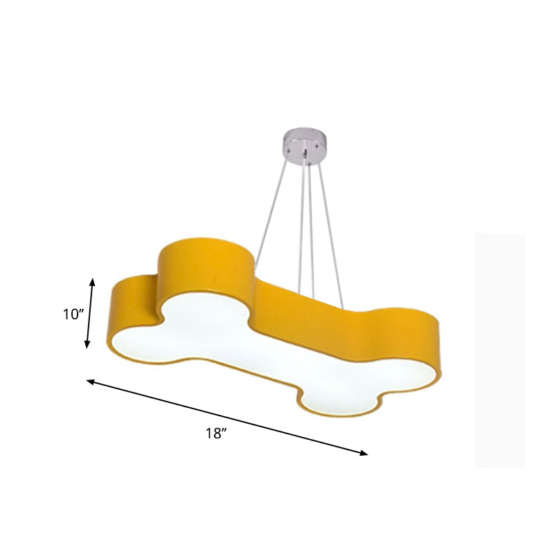 Aurélie Yellow Bone LED Chandelier
