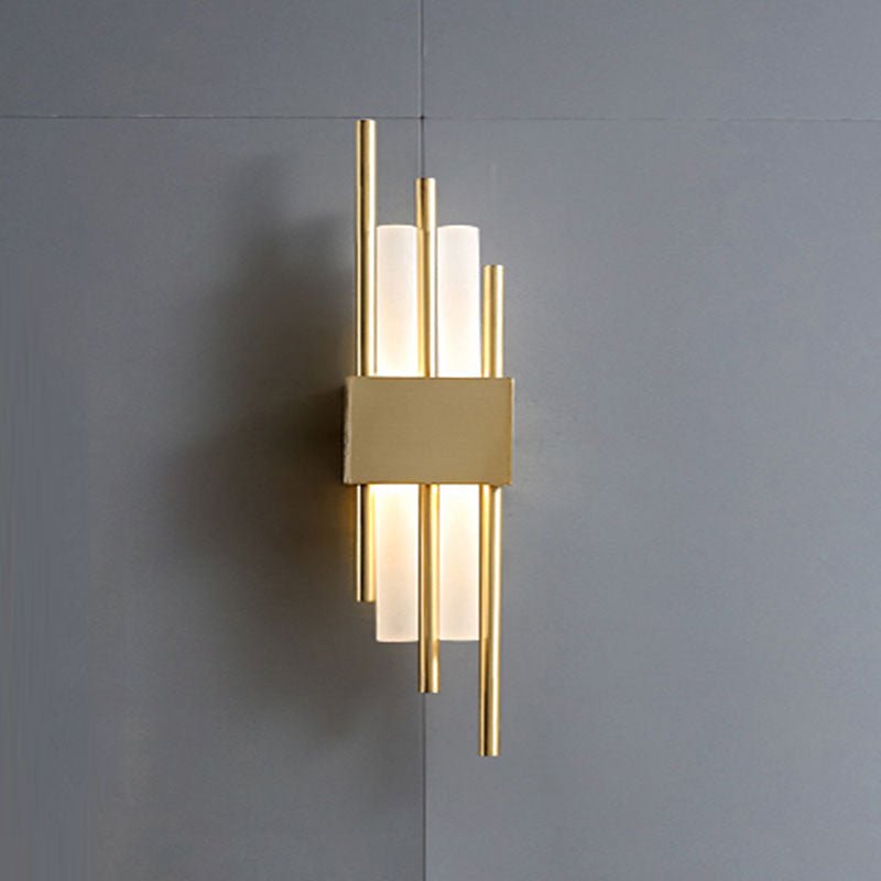 Camille Rod Acrylic LED Wall Light Gold/Black