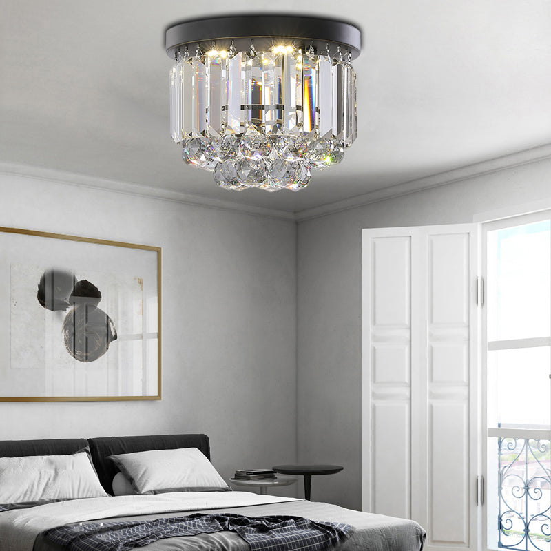 Émilienne Modern Crystal LED Flush Ceiling Light