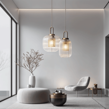 Amélie St Pauls Fluted Glass Pendant Light