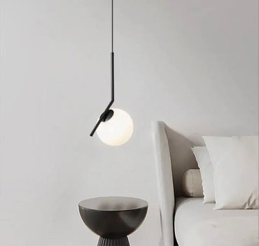 Isabelle Spherical Opal Pendant Light