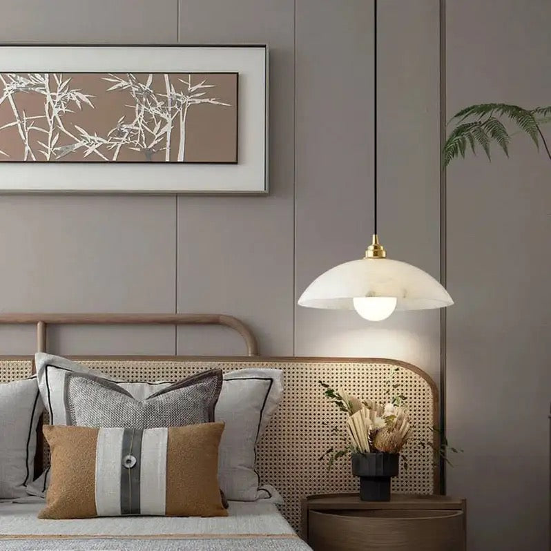 Sophie Inigo Marble Alabaster Pendant Light