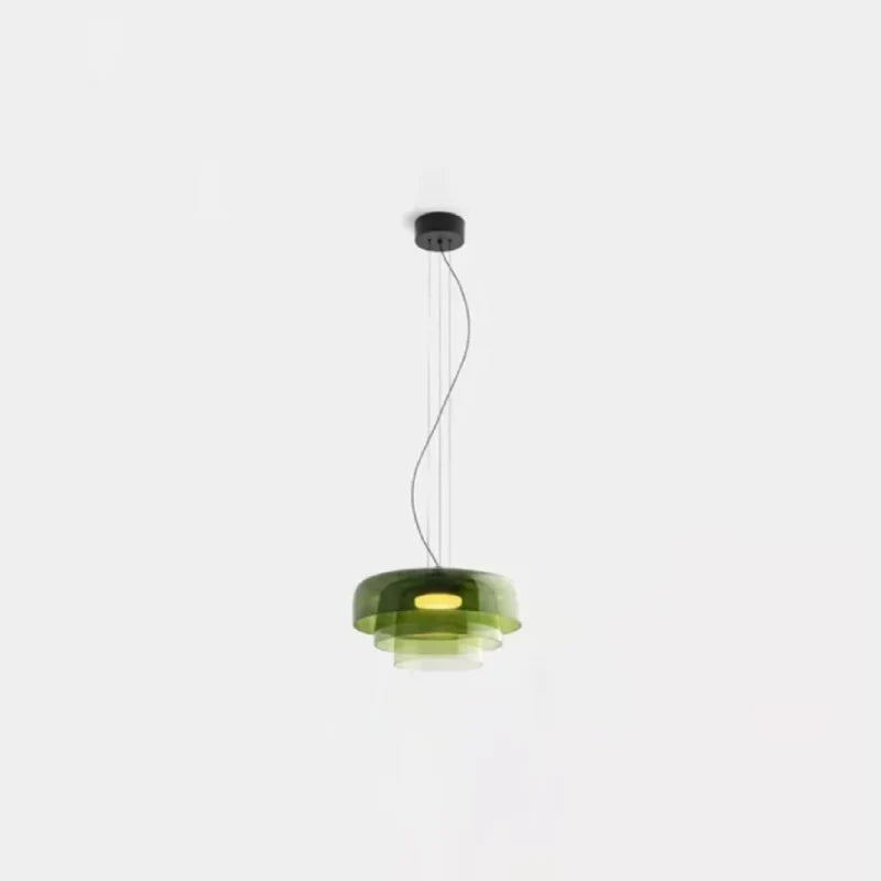 Sophie Aurora Layered Glass Pendant Light Tinted Ceiling Lamp