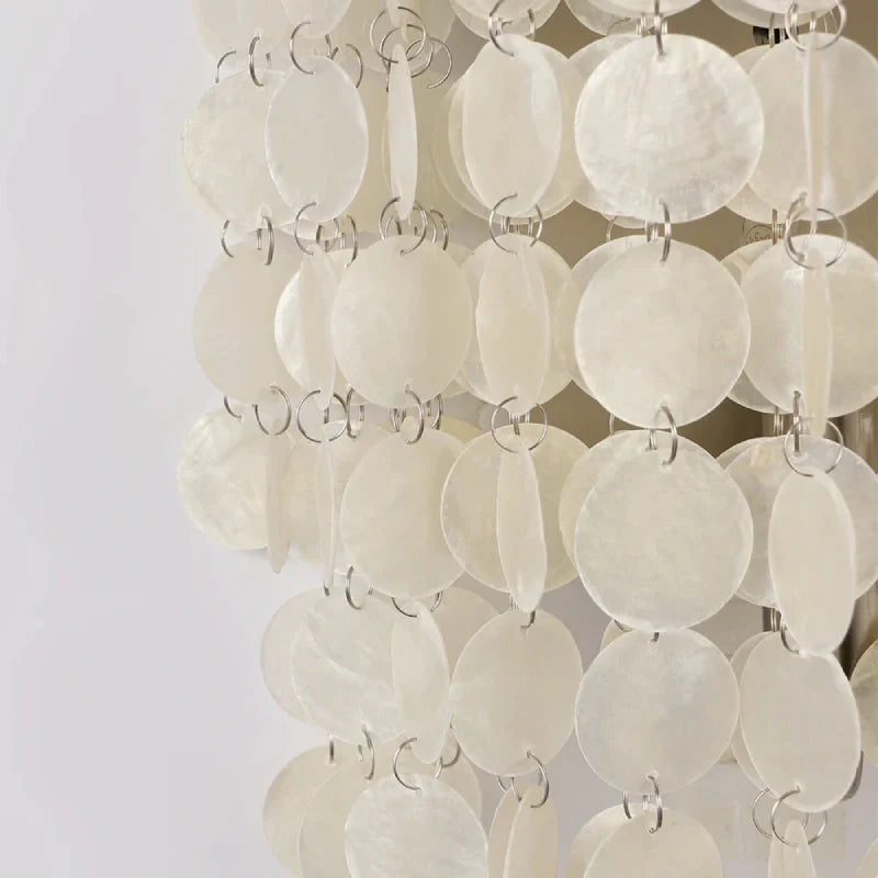 Élise Capiz Sea Shell Wall Lamp Coastal Ivory Accent Sconce