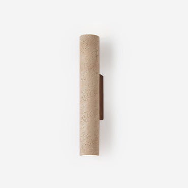 Aurélie Core Wall Lamp Wood and Travertine LED Lighting