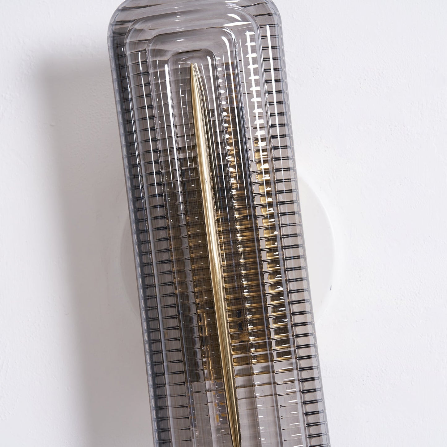 Camille Glacium Wall Lamp Metal and Glass LED Lighting