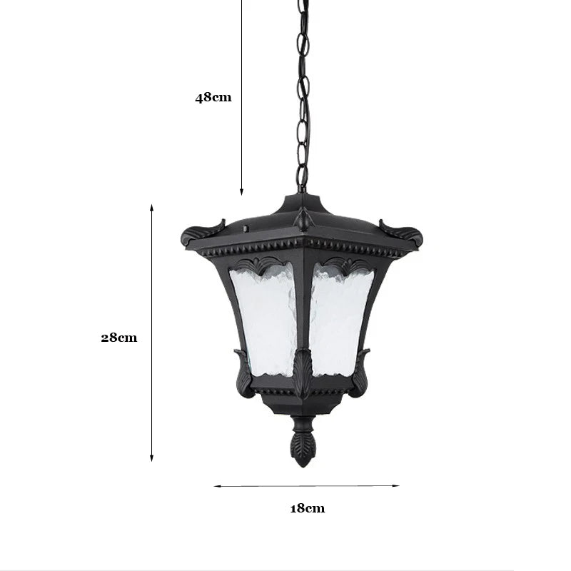 Auriane Outdoor Waterproof Pendant Chandelier Garden Light
