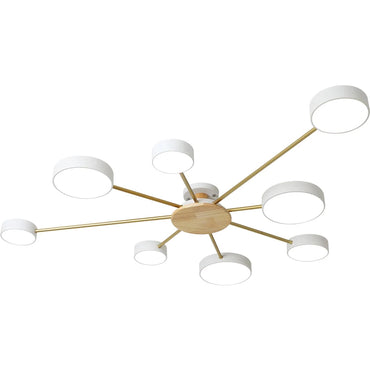 Manon Nordic Macaron Multi-Arm Ceiling Light
