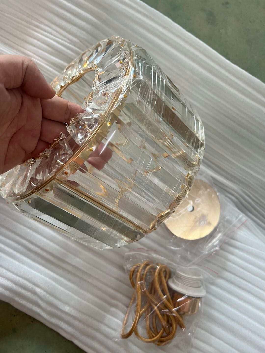Chloé Crystal Tiered Pendant Light