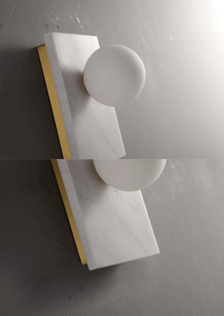Amélie Marble & Brass LED Wall Light