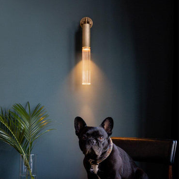 Colette Ripple Drop Tube LED Wall Lamp