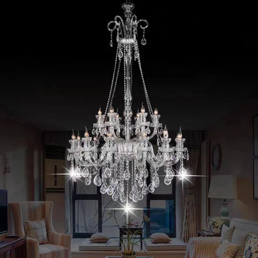 AVELON Clear Crystal European Branch Chandelier