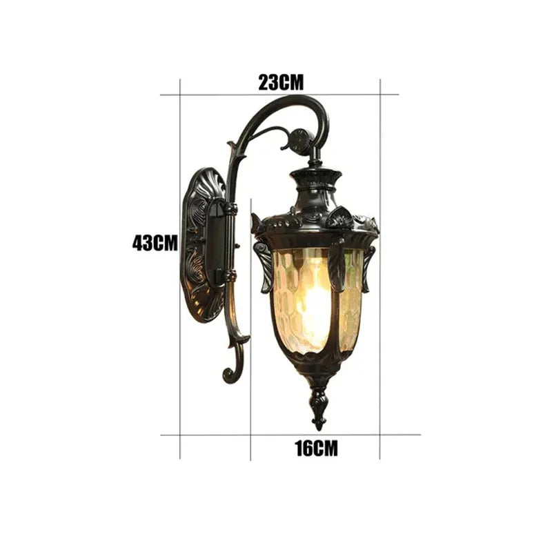Celeste Retro Outdoor Waterproof Wall Lamp