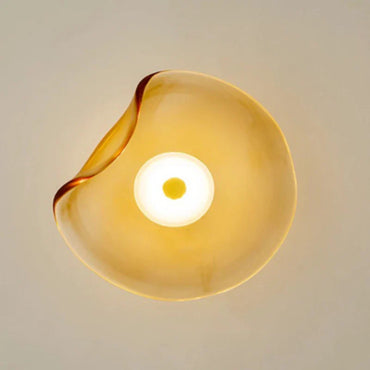 Élise Halo Shade Glass LED Wall Sconce