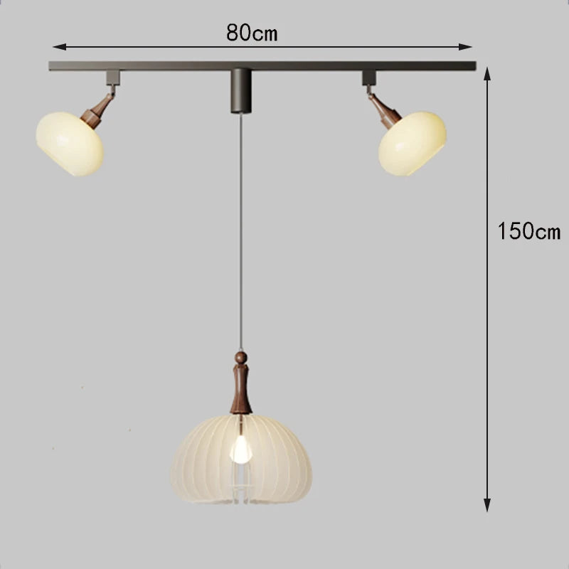 Émile Modern Frosted Glass Multi-Light Pendant Chandelier