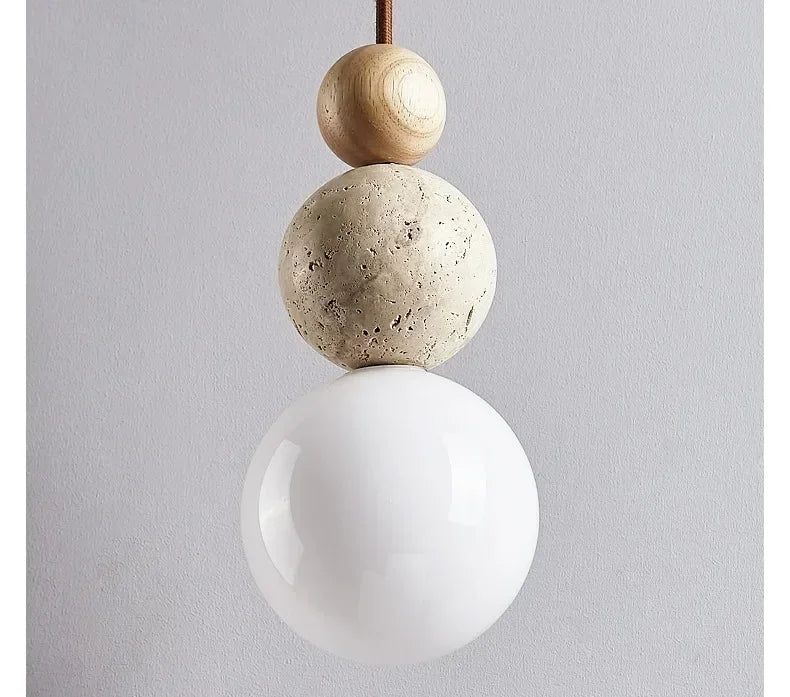 Béatrice Wabi-Sabi Stone Pendant Light
