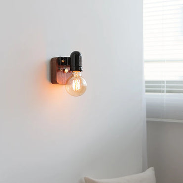Noémie Wabi Sabi Wood Ceramic Wall Light