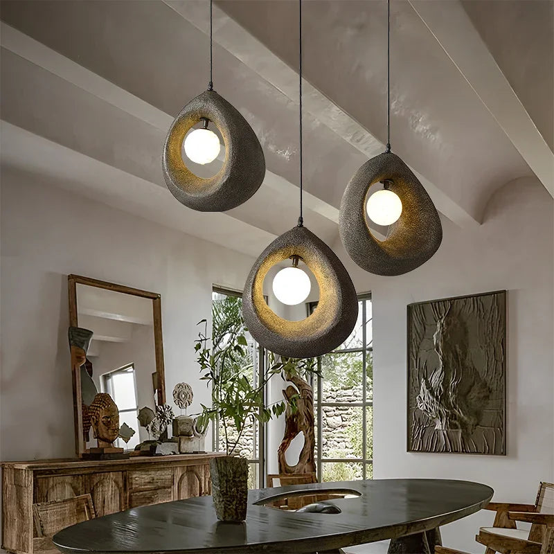 Hana Wabi Sabi Zen Pendant Light
