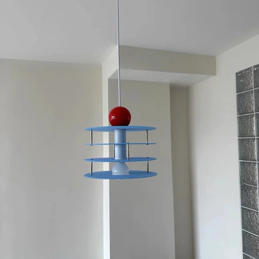 Léa Geometric Acrylic Disc Pendant