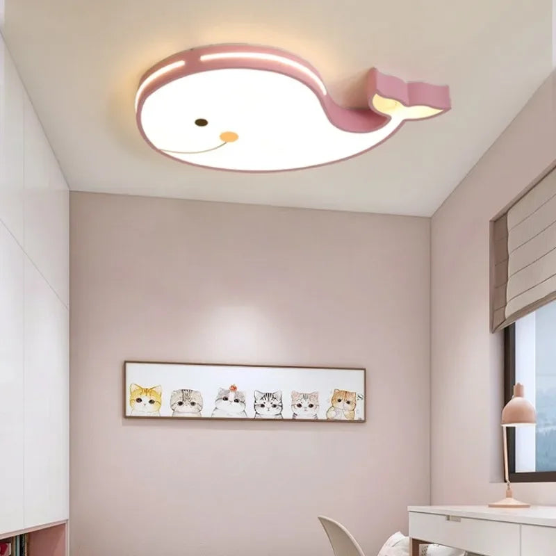 Sophie Modern Whale LED Ceiling Lamp Kids Room Creative Light