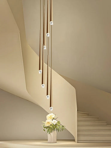 Clémence Modern High Ceiling Staircase Chandelier