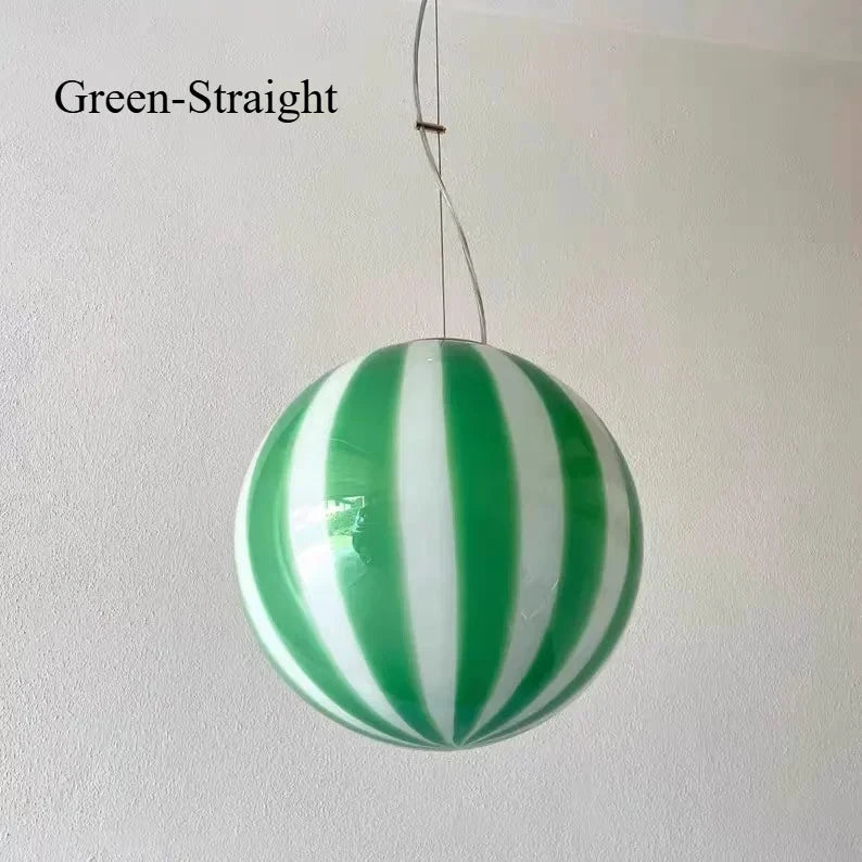 Élise Modern Lollipop Glass Ball LED Pendant Kids Room Light