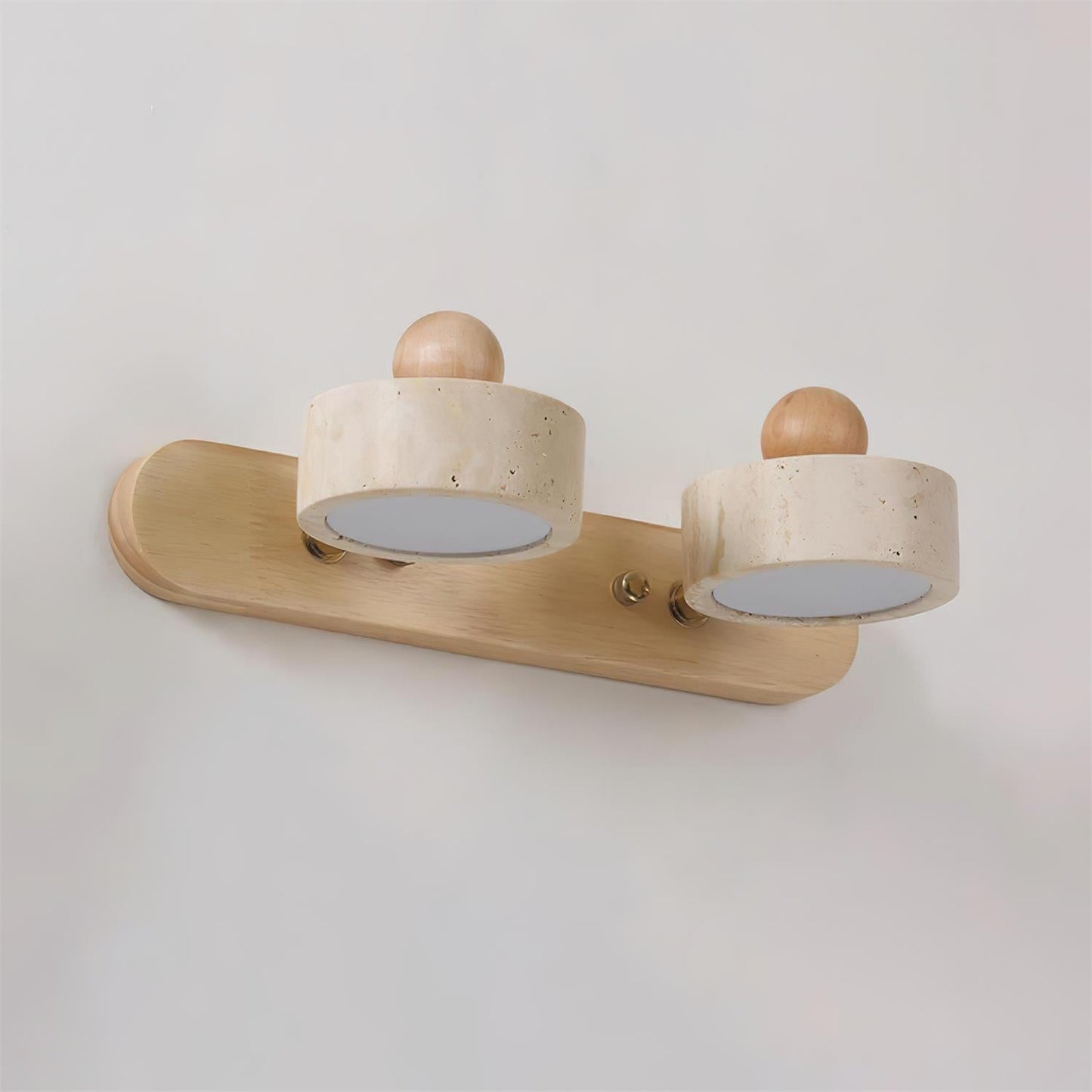 Élodie Tavros Stone Wall Lamp with Adjustable LED Heads
