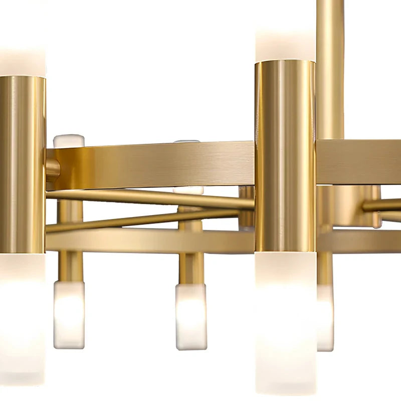 Clara Geometric Matrix Chandelier