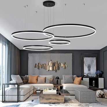 Elodie Circular Luna Chandelier