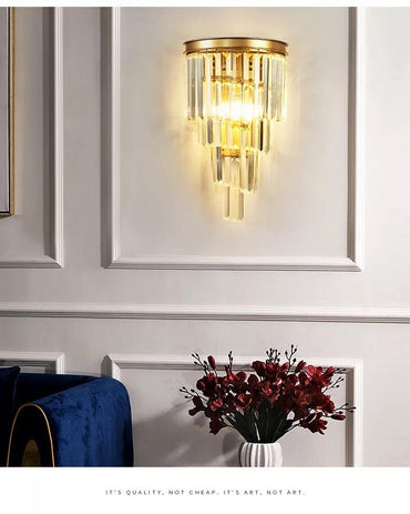 Chantal Deluxe Crystal Royal Wall Lamp