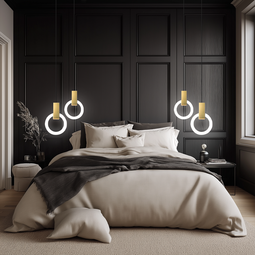 Isabelle Circular Halo Pendant