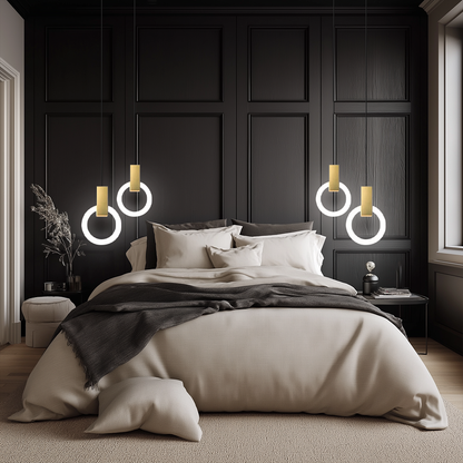 Isabelle Circular Halo Pendant
