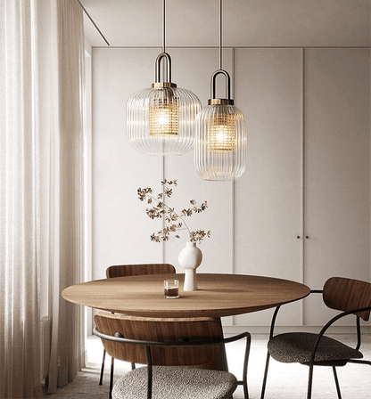 Amélie St Pauls Fluted Glass Pendant Light