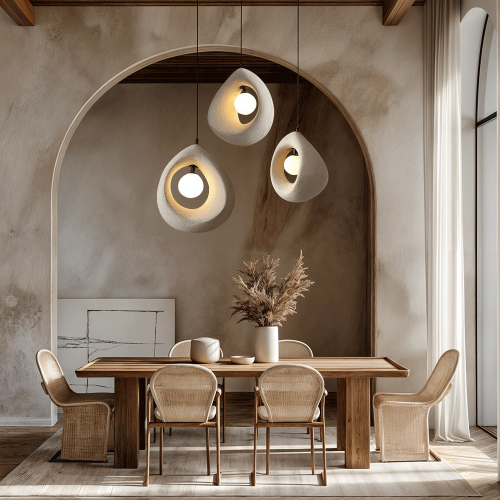 Hana Wabi Sabi Zen Pendant Light