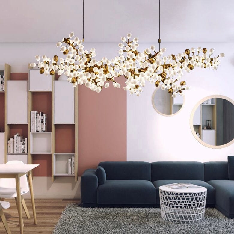 Chloé Golden Grape Vine Chandelier