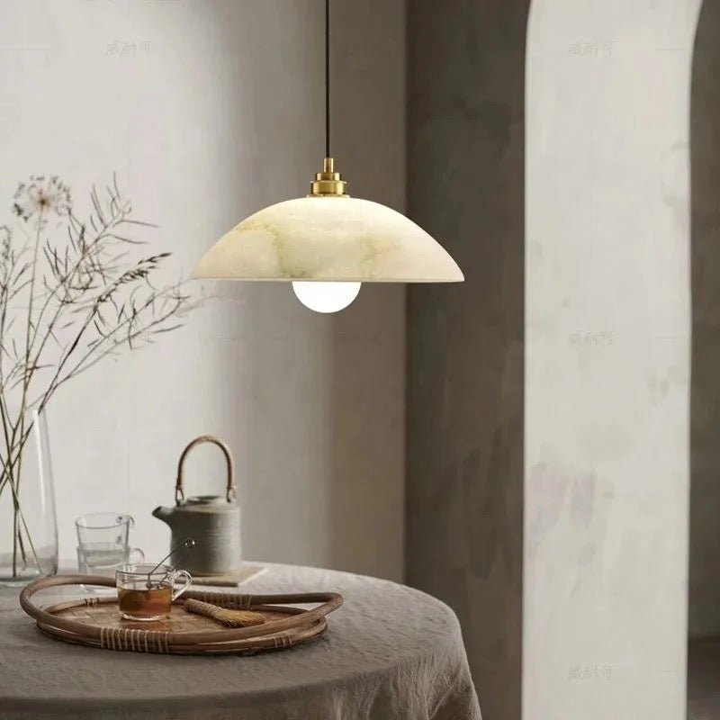 Sophie Inigo Marble Alabaster Pendant Light