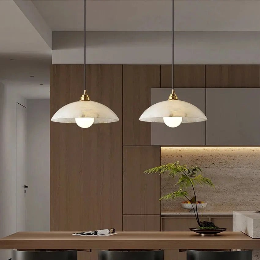 Sophie Inigo Marble Alabaster Pendant Light