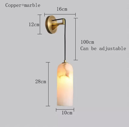 Vivienne Ethereal Marble Pendant Light