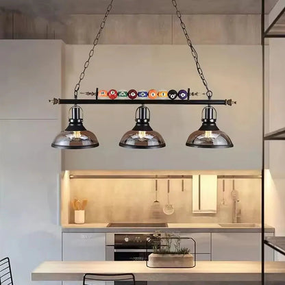 Sophie Nordic Retro Billiard Pendant LED Chandelier