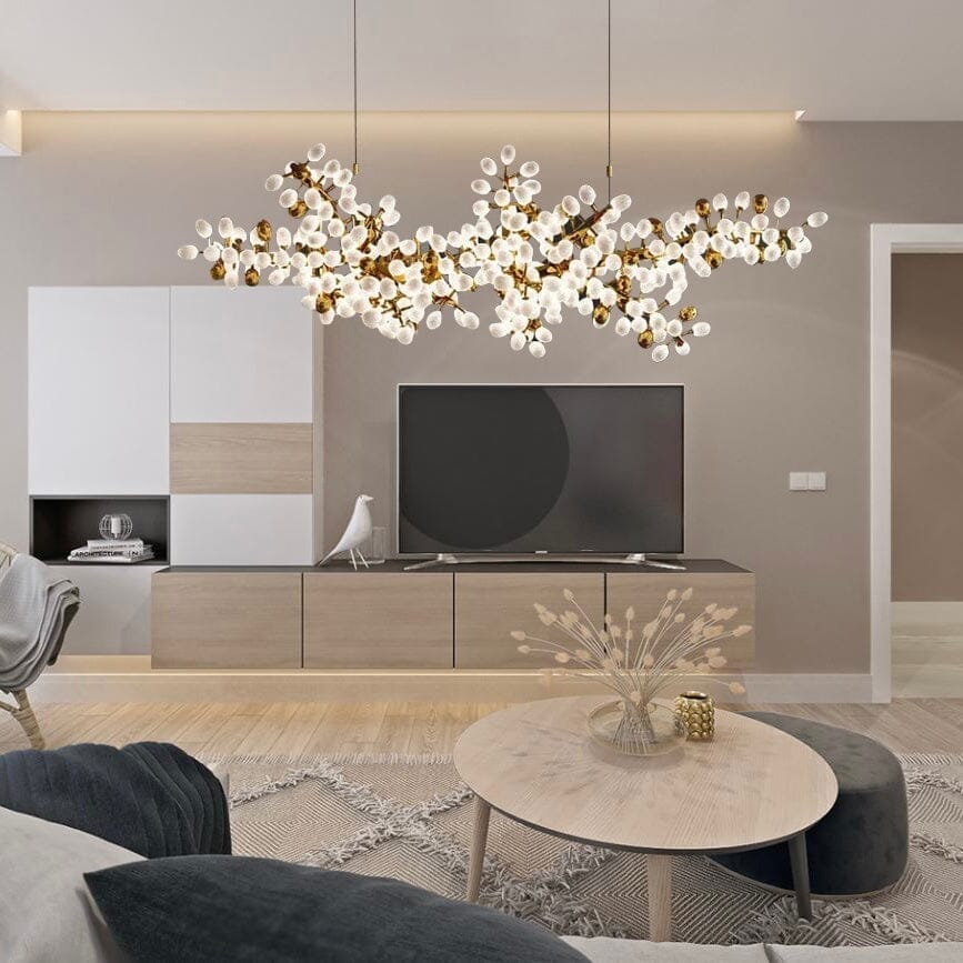 Chloé Golden Grape Vine Chandelier