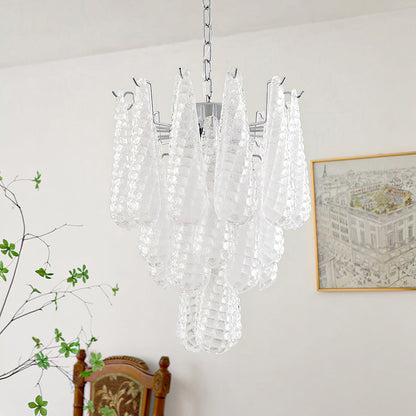 Thérèse Frosted Veil Snowfall Chandelier