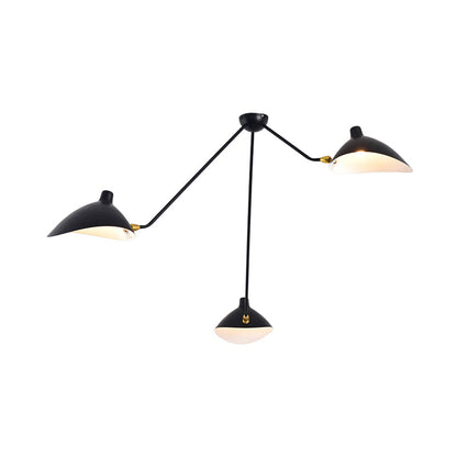 Élise Modern Metal Duckbill Hanging Lamp 2/3/5 Lights Black