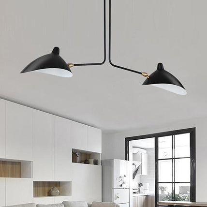 Élise Modern Metal Duckbill Hanging Lamp 2/3/5 Lights Black