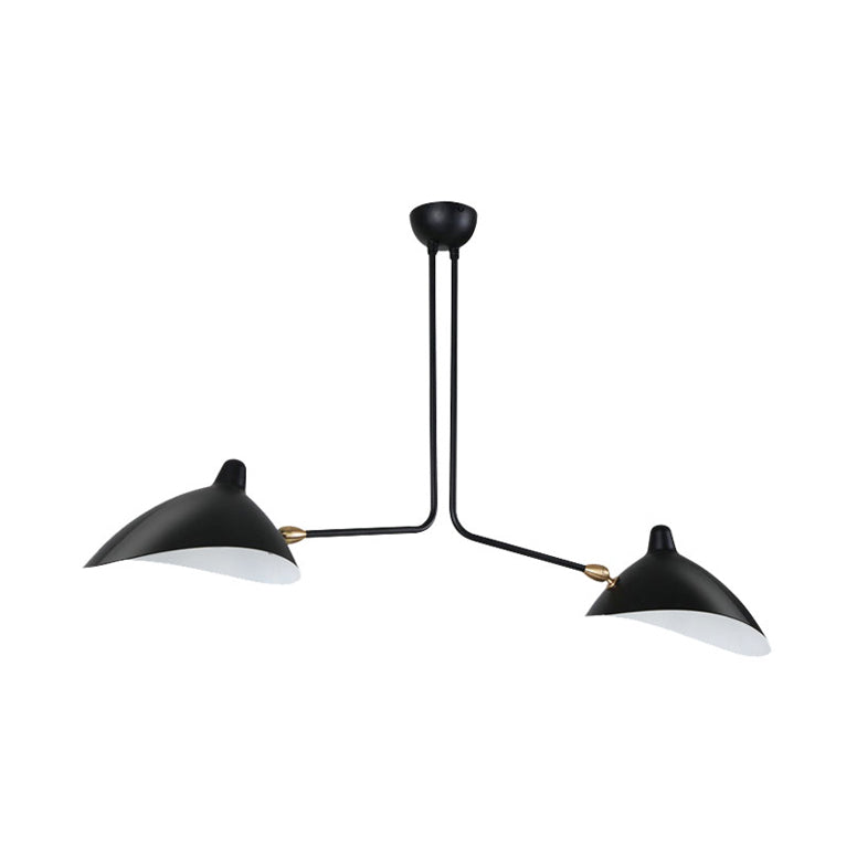 Élise Modern Metal Duckbill Hanging Lamp 2/3/5 Lights Black