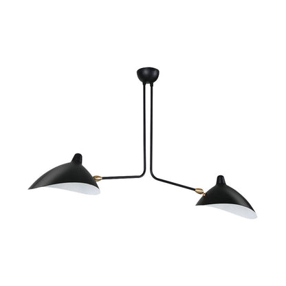 Élise Modern Metal Duckbill Hanging Lamp 2/3/5 Lights Black