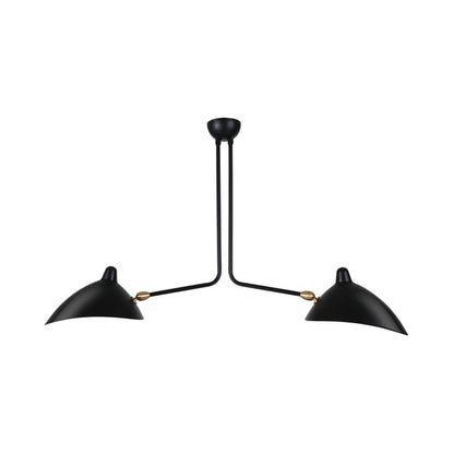 Élise Modern Metal Duckbill Hanging Lamp 2/3/5 Lights Black