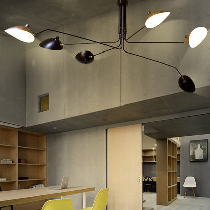 Élise Modern Metal Duckbill Hanging Lamp 2/3/5 Lights Black