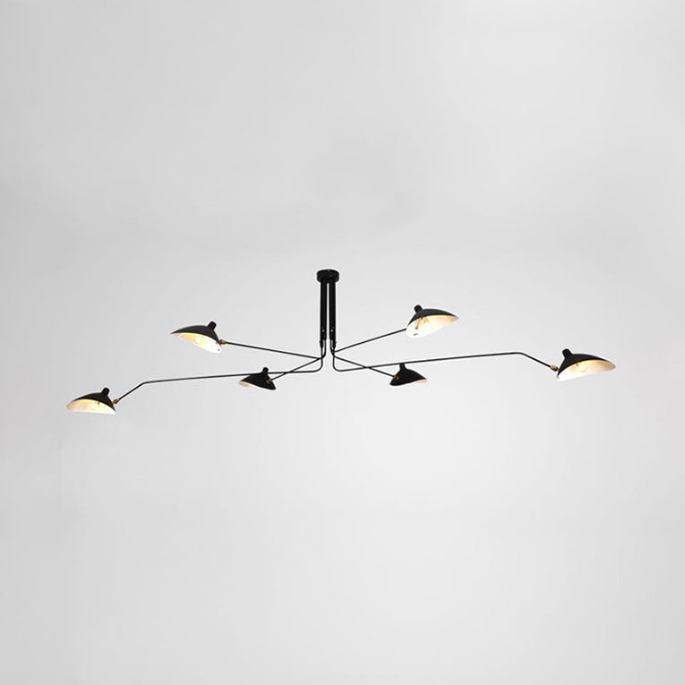 Élise Modern Metal Duckbill Hanging Lamp 2/3/5 Lights Black
