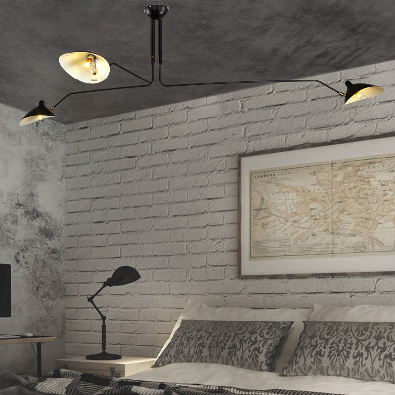 Élise Modern Metal Duckbill Hanging Lamp 2/3/5 Lights Black