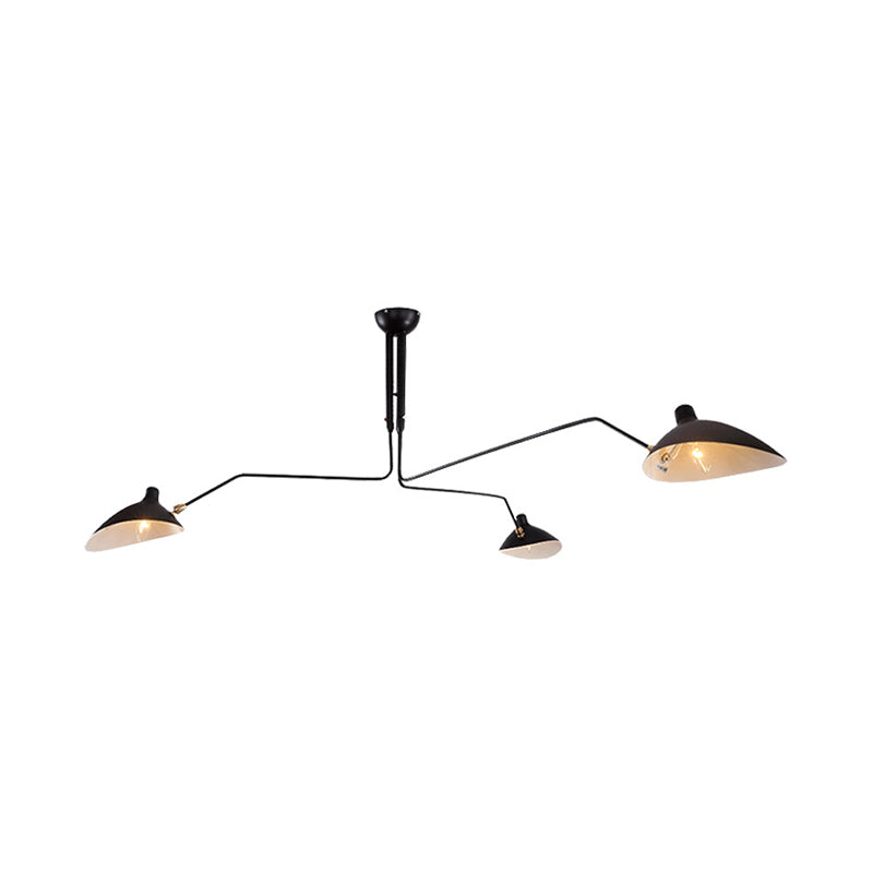 Élise Modern Metal Duckbill Hanging Lamp 2/3/5 Lights Black